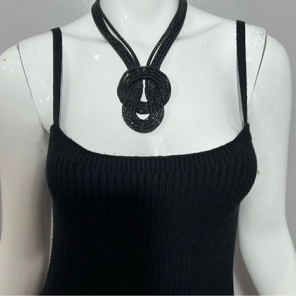 NWOT Nordstrom Astr‎ The Label Spaghetti Strap Ribbed Knit Bodycon Dress -- XL